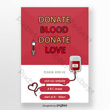Sama seperti donor darah, donor plasma darah juga mempunyai manfaat dan efek sampingnya bagi kesehatan. Red Charity Blood Donation Poster Psd Free Download Pikbest