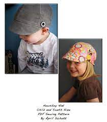 Newsboy Hat Sewing Pattern Pdf Sewing Pattern Tutorial Unisex Child And Youth Size 5 00 Via Etsy News Boy Hat Sewing Patterns Hat Patterns To Sew