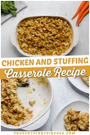 Ultimate comfort food reminiscent of thanksgiving. Chicken And Stuffing Casserole Prudent Penny Pincher