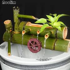 Ilmu feng shui ini digunakan untuk mendatangkan keberuntungan dan keindahan rumah. Handmade Bambu Air Mancur Kolam Ikan Aksesoris Dekorasi Buka Hadiah Feng Shui Roda Ornamen Rumah Tangki Ikan Dekorasi Patung Patung Miniatur Aliexpress