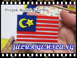 Simple Project No Sew Jalur Gemilang Felt Youtube