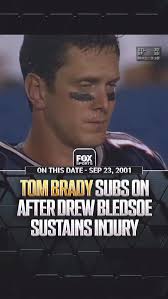 24 years ago today, Tom Brady subbed
