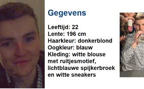 Student uit Groningen vermist. 22-Jarige Michael Bos dinsdag voor het  laatst gezien in Brugstraat