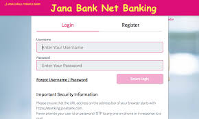 Welcome to hdfc bank netbanking. Jana Bank Net Banking Registration Login Faq Transfer