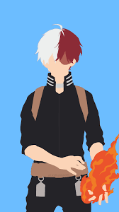 Shoto todoroki, fire, ice, my hero academia, 4k, #5.354 wallpaper. 328703 Shoto Todoroki Minimalist Academia My Hero Academia 4k Phone Hd Wallpapers Images Backgrounds Photos And Pictures Mocah Hd Wallpapers