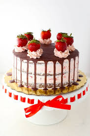Well i love strawberry shortcake.and it is not the best for me.well i try to make something everytime i go for a holiday to families houses.when i started my journey i started modifing food. Sugar Free Gluten Free Chocolate Strawberry Cake Mom Loves Baking