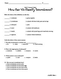 Here on earth, we have the moon's gravitational pull to thank for the ocean tides, among other things. Vertebrates And Invertebrates Quiz Worksheets Teaching Resources Tpt