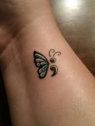 30 Inspirational Semicolon Tattoo Designs Cuded Butterfly Tattoos For Women Tattoos Butterfly Tattoo Designs