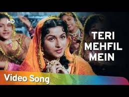 Teri Mehfil Mein Hd Mughal E Azam Qawwali Madhubala Lata Shamshad Begum Youtube Hit Songs Songs Lata Mangeshkar