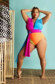 African american black plus size model. Plus Size Swimwear By African American Designers