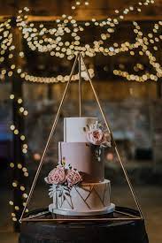 Triangle Cake Stand Cake Stand In Solid Metal Or Pryamid Decor For Your Geometric Wedding Wedding Cake Stands Wedding Cake Display Geometric Wedding