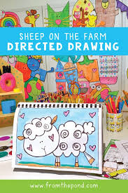 Farm Directed Drawing Art Projects Kindergarten Art Projects Elementary Art Projects Directed Drawing