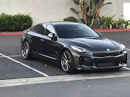 Kia Stinger Gt On Niche Wheels Kia Stinger Kia New Cars