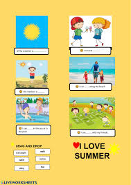 seasons summer worksheet