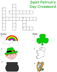 If you are stuck, you can click on hint to get a free letter. St Patrick S Day Crossword Puzzle