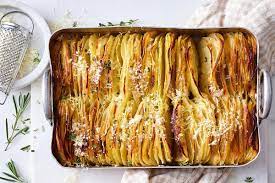 It gets even better topped with onions and bacon! Roast Potato Recipes For Christmas Day Recipe Collections Delicious Com Au