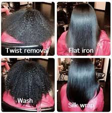 The keracare wrap set lotion deeply conditions and moisturizes as hair is dryer set. Steps To Do A Silk Wrap To Straighten Natural Hair Sis Hair