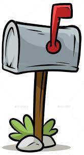 Cartoon Silver Mailbox Vector Icon Box Art Address Art Vector Icons