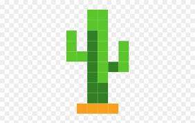 You pretty much just plant a cactus block and wait for it to grow. Little Cactus Minecraft Pixel Art Cactus Free Transparent Png Clipart Images Download