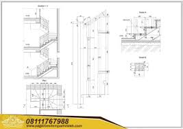 Walau terletak dibagian dalam rumah, tangga tetap membutuhkan pengamanan yang harus diperhatikan. Railing Tangga Autocad Dwg Desain Railing Tangga Besi Tempa Dwg