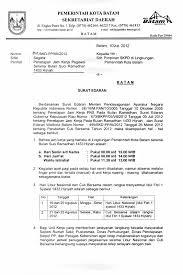 All head person of company divisions cc: Surat Edaran Badan Kepegawaian Dan Diklat Kota Batam