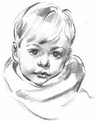 How To Draw A Portait Of A Young Boy Draw Children Portrait Drawing Portrait Sketches Children Sketch