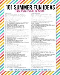 101 Fun Easy Activities Kids Can Do At Home Summer Fun For Kids Kids Activities At Home Summer Activities For Kids