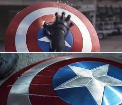 Captain america's shield is a fictional weapon appearing in american comic books published by marvel comics. How Does Black Panther Leave Scratches On Captain America S Shield In Civil War Science Fiction Fantasy Stack Exchange