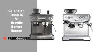 Curiously, the machine automatically prompts you to replace the water filter (based on water hardness), or run a cleaning cycle (every 200 shots. Calphalon Temp Iq With Grinder Vs Breville Barista Express Friedcoffee