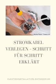 Stromkabel Verlegen Schritt Fur Schritt Erklart Elektroinstallation Selber Machen Stromkabel Steckdosen Und Lichtschalter