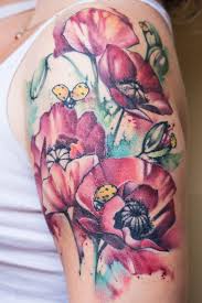 Ladybug small tattoo designs with a size of a penny look as great as a big one, for instance, on the whole. Watercolour Poppy Tattoo With Yellow Ladybugs Watercolor Poppies Watercolor Poppy Tattoo Watercolor
