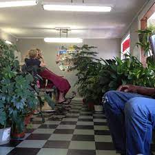 Cattail, cactus and kitchen kraft. Family Barbershop Salon Barbershop