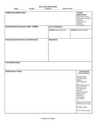 English Lang Arts Common Core Lesson Plan Template Common Core Lesson Plans Lesson Plan Templates Classroom Lesson Plans