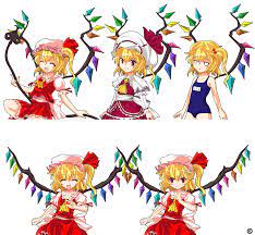 flandre scarlet (touhou) drawn by kaoru_(gensou_yuugen-an) | Danbooru