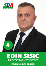 4. EDIN ŠIŠIĆ Rođen 12.04.1973. godine. ✓ Predsjedavajući OV Žepče. ✓ Po  zanimanju diplomirani ekonomista. ✓ Bio pripadnik ARBiH u činu oficira. ✓  Veoma aktivan u NVO sektoru, posebno u humanitarnim akcijama.