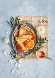 Crepes A L Orange Sanguine Recette En 2020 Orange Sanguine Recette Facile Crepes