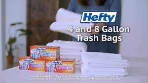 The black color hides unsightly messes, which means these innovative kitchen garbage bags will keep your garbage in the dark. Small Trash Bags Hefty