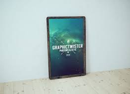 Curated Collection Of Free Psd Poster Mockups To Present Your Designs And Artwork Poster Mockup Wood Poster Frames Poster Mockup Psd