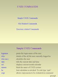 Thanks for contributing an answer to unix & linux stack exchange! Unix Commands Directory Computing Unix