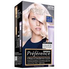L Oreal Paris Preference Infinia 11 21 Ultra Light Very Very Cool Pearl B 1 Pack L Oreal L Oreal Paris Blond