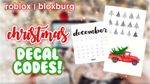 Checkout gameskeys.net for valid & active codes of welcome to bloxburg, we update codes on a weekly basis. Roblox Christmas Decal Codes Bloxburg 2020 Youtube