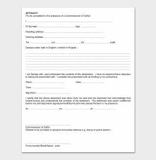 Maybe you would like to learn more about one of these? Free Affidavit Form Affidavit Templates Examples Word Pdf