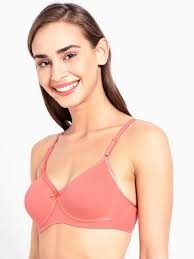 Jockey 1721 U back Seamless Wirefree Non Padded Bra with Adjustable Straps  38C (Blush Pink) in Mysore at ₹ 508