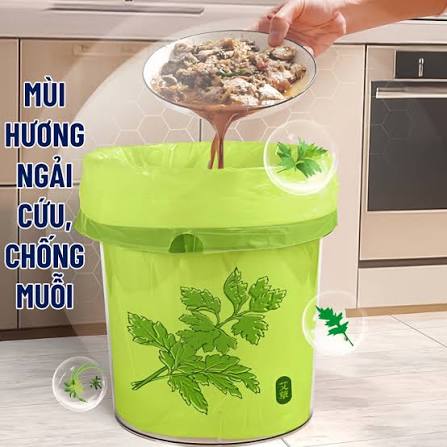 Túi Đựng Rác Hương Ngải Cứu Xua Đuổi Ruồi Muỗi, Siêu Dai, Có Dây Rút, Túi Rác Đuổi Muỗi, Túi Rác Đuổi Côn Trùng | Shopee Việt Nam
