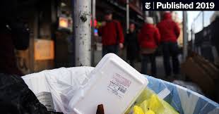 When you break it down even further to foodservice foamed polystyrene, it accounts for less than 1% by weight of all materials in landfills. New York State Moves To Ban Foam Food Containers The New York Times