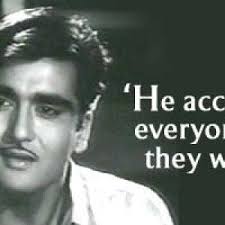 He accepted everyone as they were'