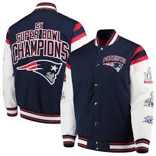 Men S G Iii Sports By Carl Banks Navy New England Patriots Home Team Cotton Canvas Varsity Jacket Cbssports Com Shop Varsity Jacket Jackets Home Team