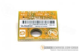 This chip protects sensitive data and wards off hacking attempts generated through a computer's hardware. Hp Tpm Trusted Platform Module Version 1 2 505836 001 488069 B21 450168 001 Serverschmiede Com Gmbh