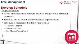 The 3 Most Common Formats For Creating The Project Schedule