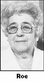 MARJORIE ROE Obituary (2012)